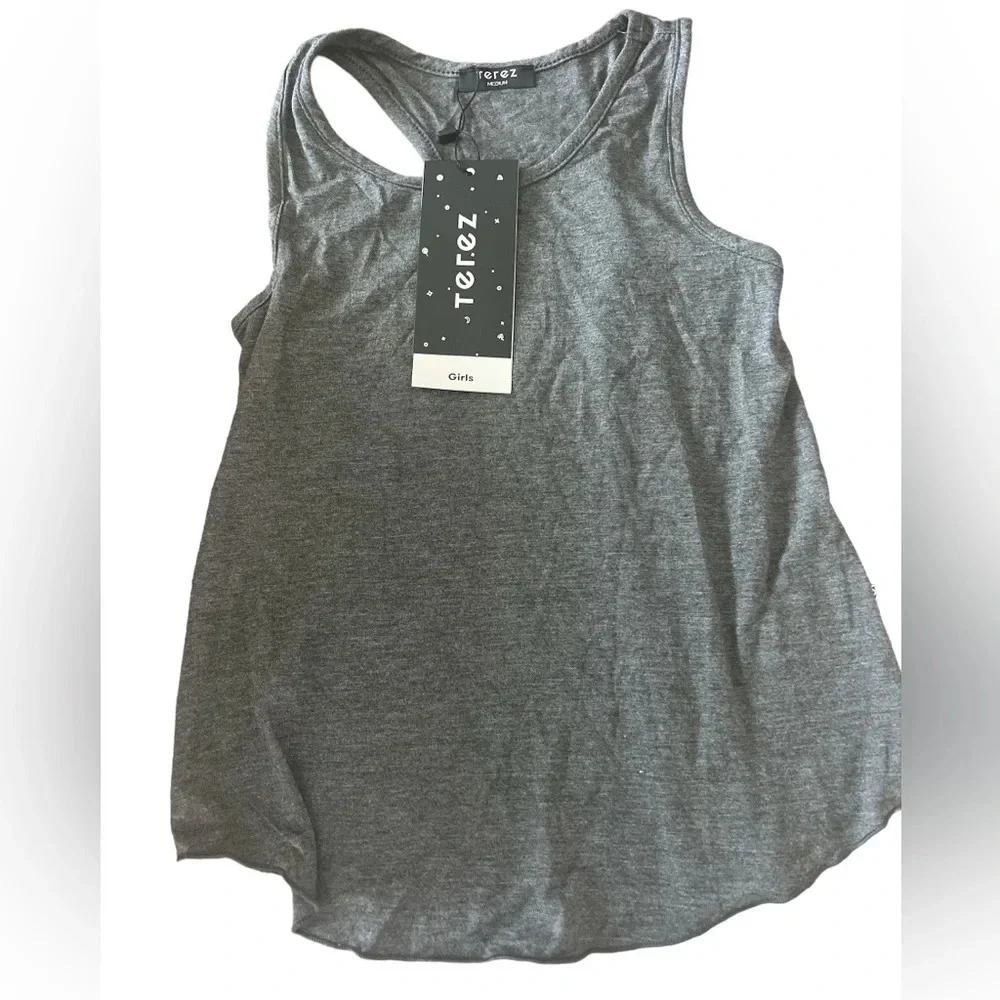 NWT Terez Girls Gray Tank Top